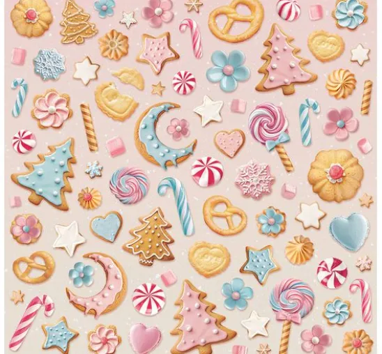 Scrapbook-Block "Candy Christmas"