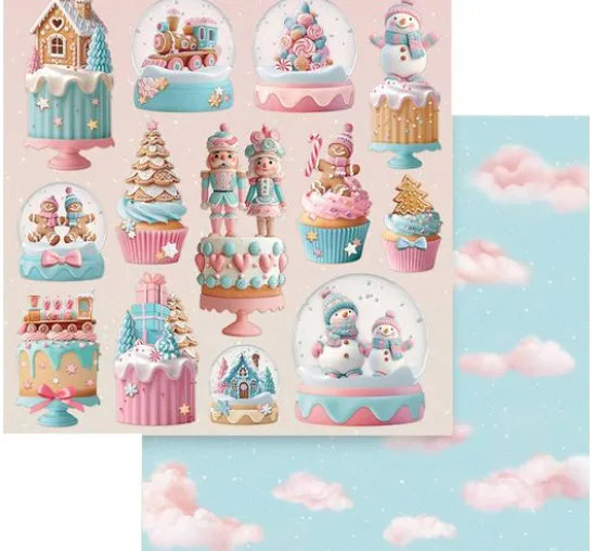 Scrapbook-Block "Candy Christmas"