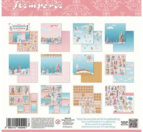 Scrapbook-Block "Candy Christmas"