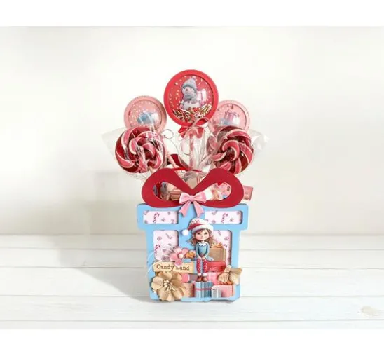Scrapbook-Block "Candy Christmas"