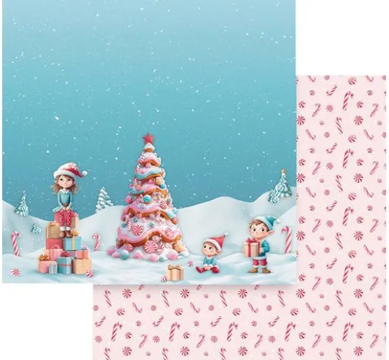 Scrapbook-Block "Candy Christmas"