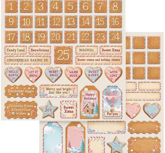 Scrapbook-Block "Candy Christmas"