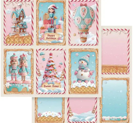 Scrapbook-Block "Candy Christmas"