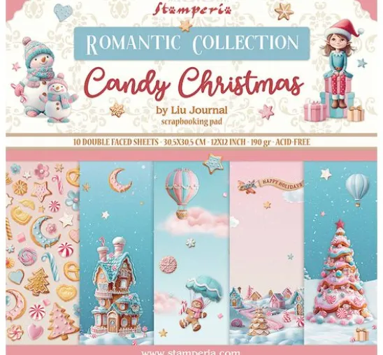Scrapbook-Block "Candy Christmas"