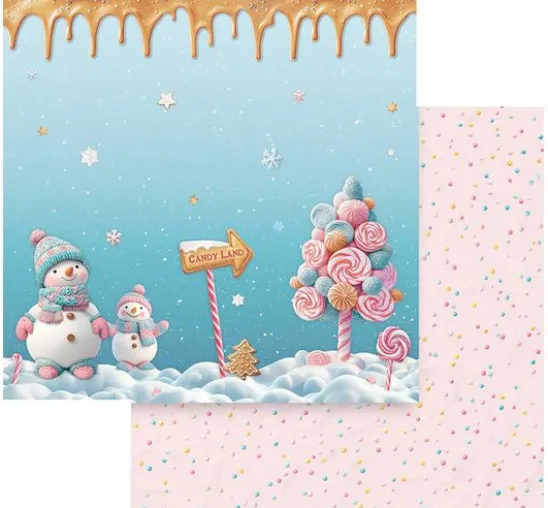 Scrapbook-Block "Candy Christmas"