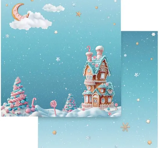 Scrapbook-Block "Candy Christmas"