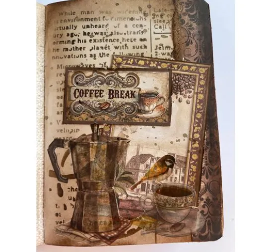 Scrapbook-Block "Coffee and Chocolate"