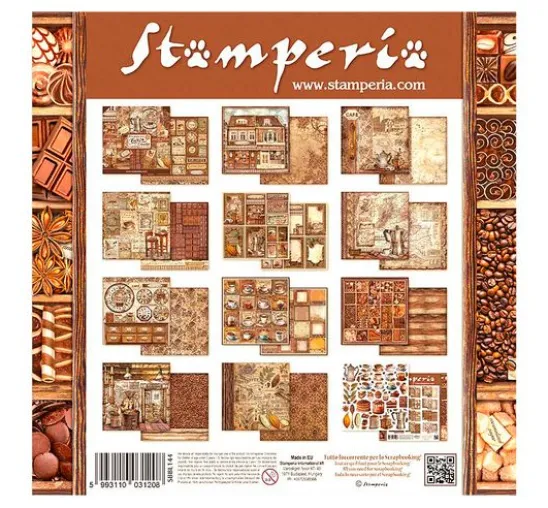 Scrapbook-Block "Coffee and Chocolate"