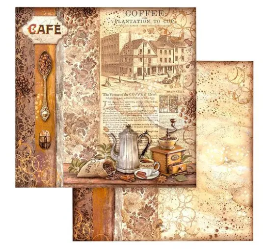 Scrapbook-Block "Coffee and Chocolate"