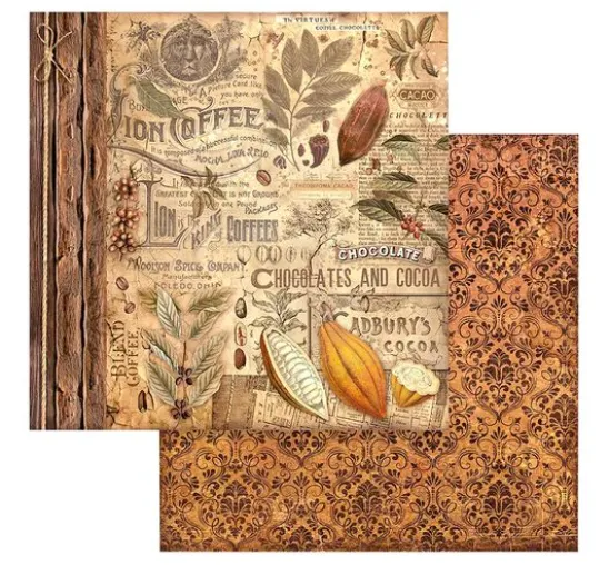 Scrapbook-Block "Coffee and Chocolate"