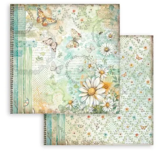 Scrapbook-Block "Daisy Art"