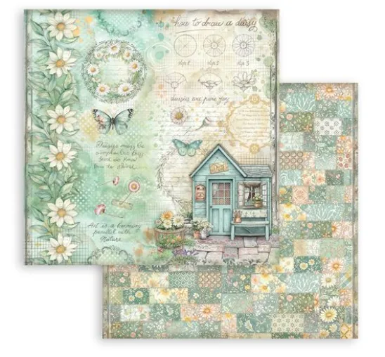 Scrapbook-Block "Daisy Art"