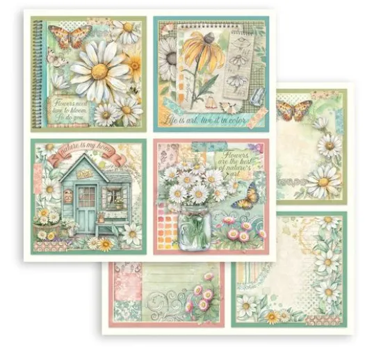 Scrapbook-Block "Daisy Art"
