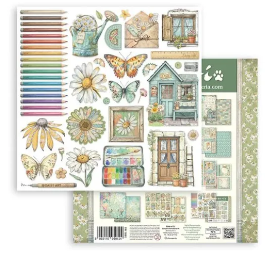 Scrapbook-Block "Daisy Art"