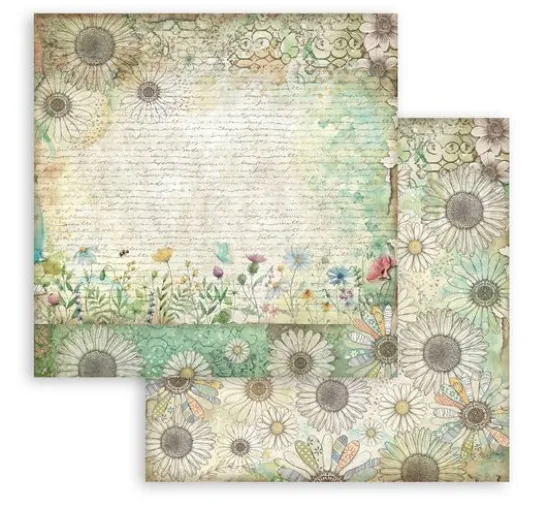 Scrapbook-Block "Daisy Art"