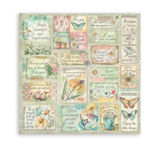 Scrapbook-Block "Daisy Art"