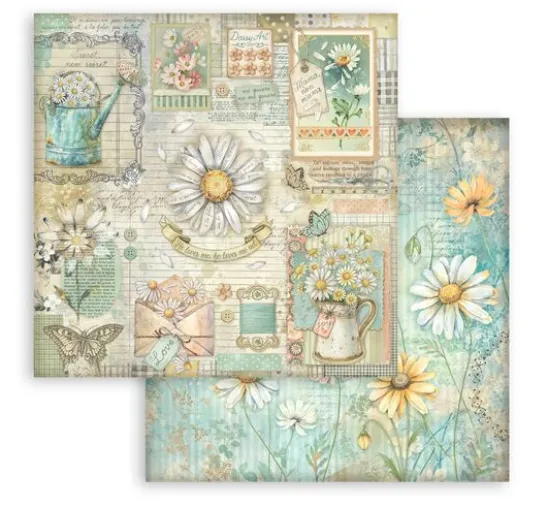 Scrapbook-Block "Daisy Art"