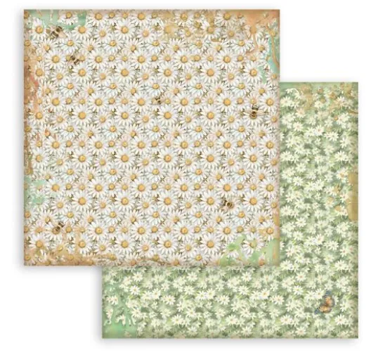 Scrapbook-Block "Daisy Art Backgrounds"