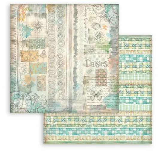 Scrapbook-Block "Daisy Art Backgrounds"