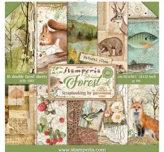 Scrapbook-Block "Forest"