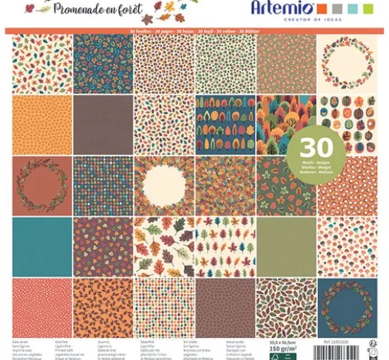 Scrapbook-Block "Forest Walk"