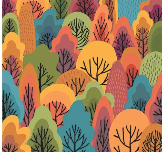Scrapbook-Block "Forest Walk"