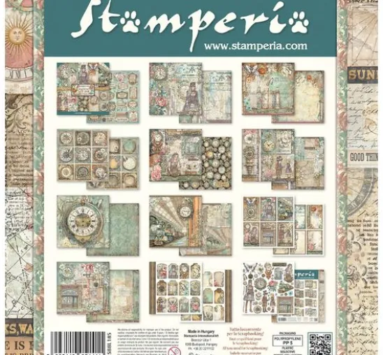 Scrapbook-Block "Gardens of Time"
