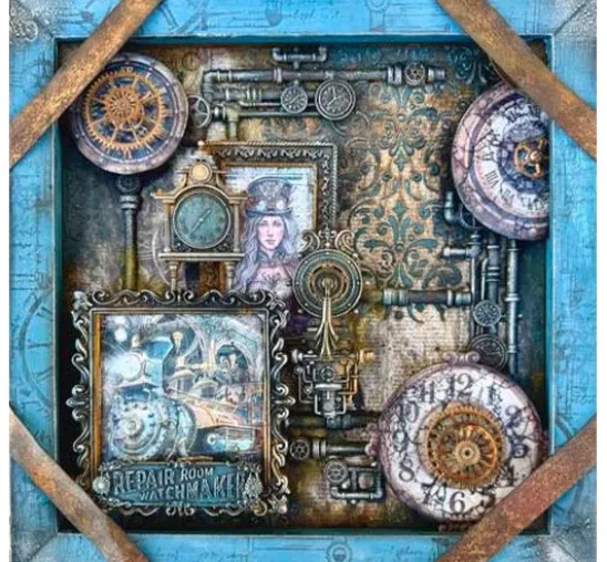 Scrapbook-Block "Gardens of Time"