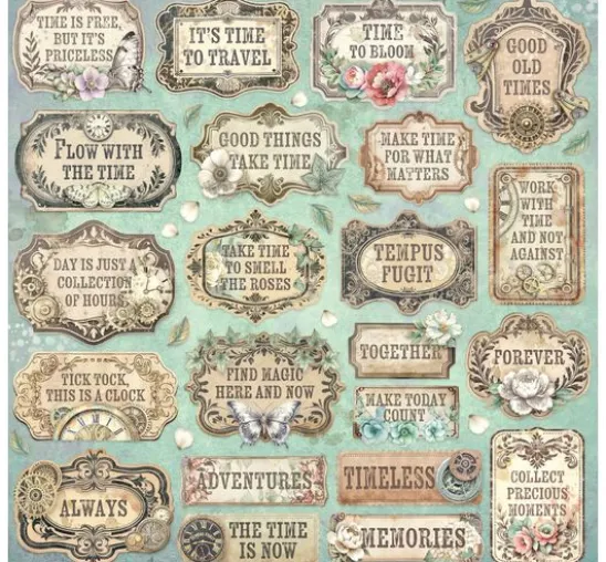 Scrapbook-Block "Gardens of Time"