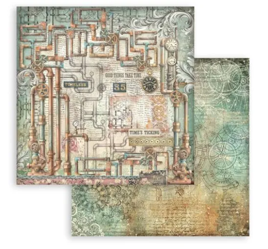 Scrapbook-Block "Gardens of Time Backgrounds"