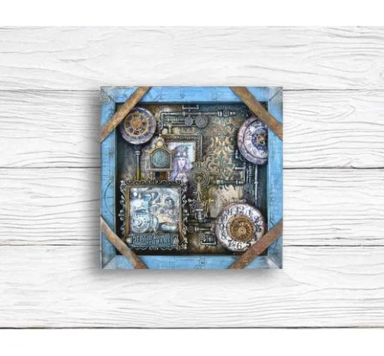 Scrapbook-Block "Gardens of Time Backgrounds"