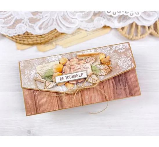 Scrapbook-Block "Golden Harmony"