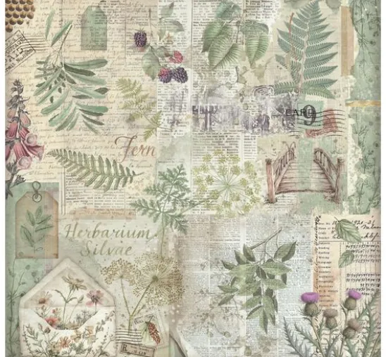 Scrapbook-Block "Herbarium Silvae Backgrounds"