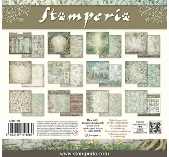 Scrapbook-Block "Herbarium Silvae Backgrounds"