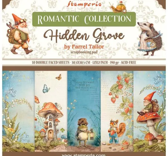 Scrapbook-Block "Hidden Grove"