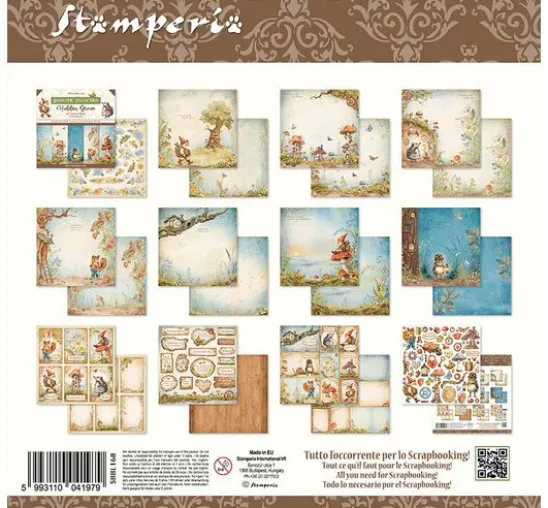 Scrapbook-Block "Hidden Grove"