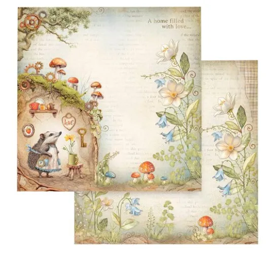 Scrapbook-Block "Hidden Grove"