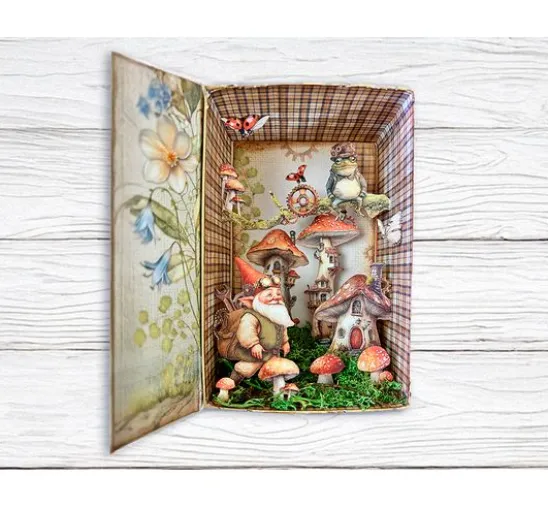 Scrapbook-Block "Hidden Grove"