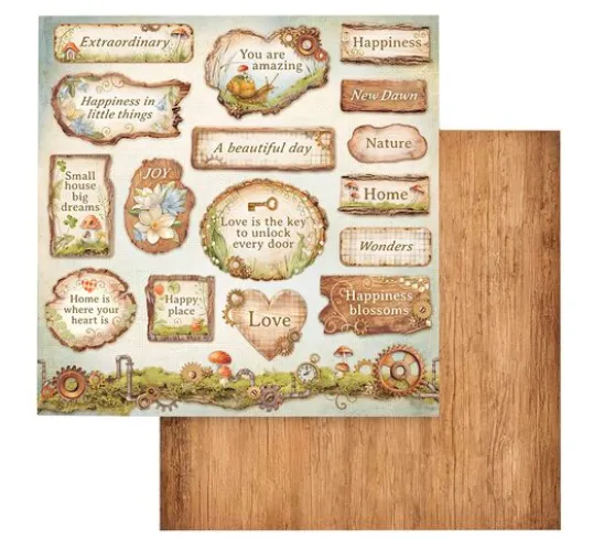 Scrapbook-Block "Hidden Grove"