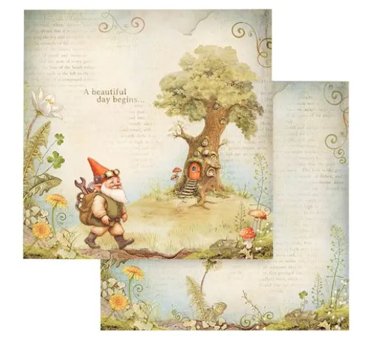 Scrapbook-Block "Hidden Grove"