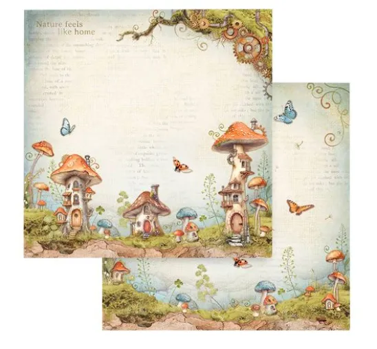 Scrapbook-Block "Hidden Grove"