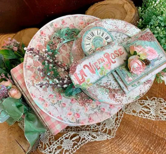 Scrapbook-Block "House of Roses"