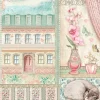 Scrapbook-Block "Katze und Orchidee"