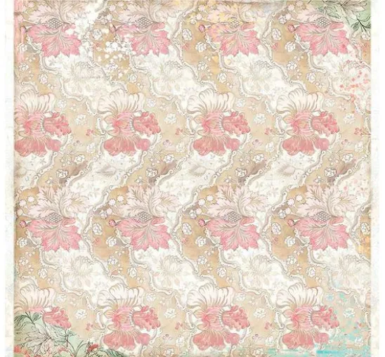 Scrapbook-Block "Katze und Orchidee"