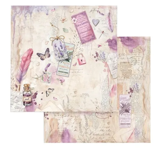 Scrapbook-Block "Lavender"