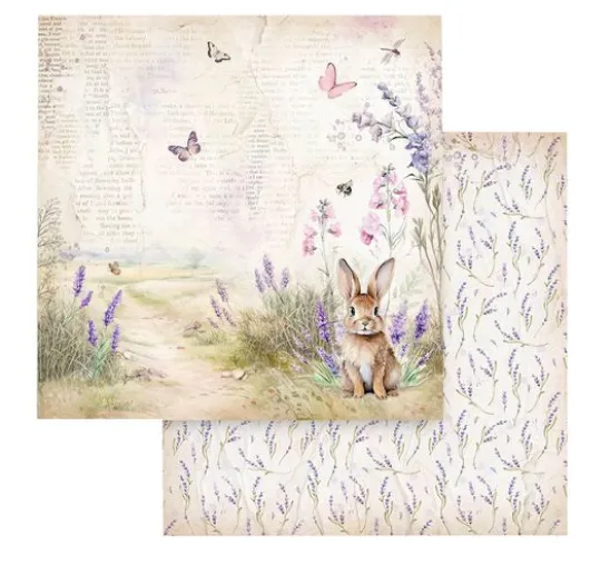 Scrapbook-Block "Lavender"