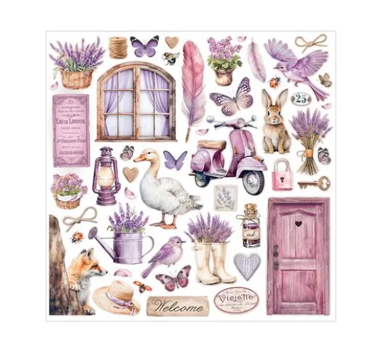 Scrapbook-Block "Lavender"