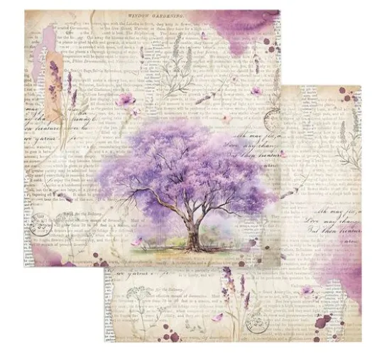 Scrapbook-Block "Lavender"