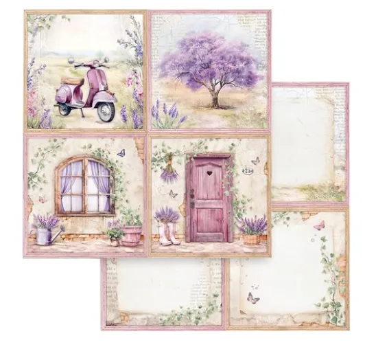 Scrapbook-Block "Lavender"