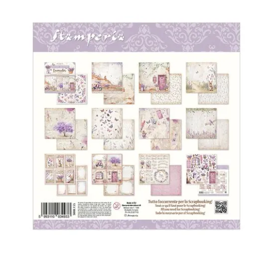 Scrapbook-Block "Lavender"